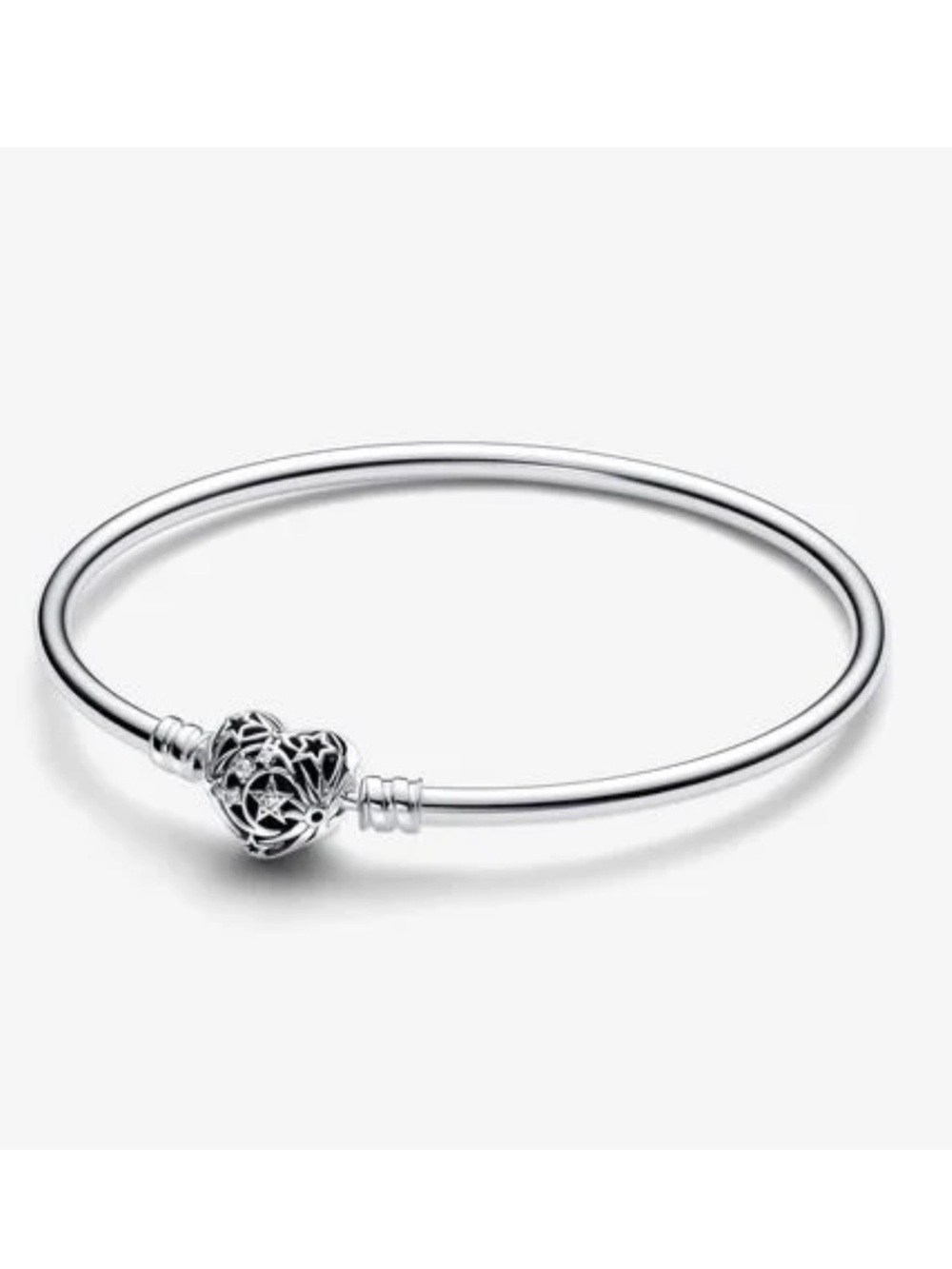 Pandora - Celestial Heart Clasp Bangle